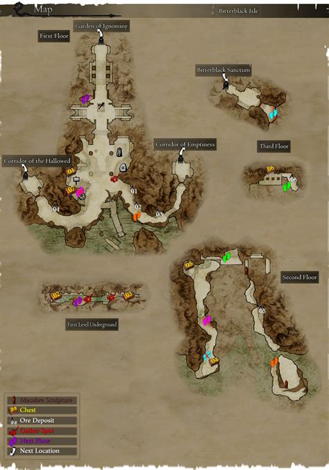 dragon's dogma bitterblack isle map.